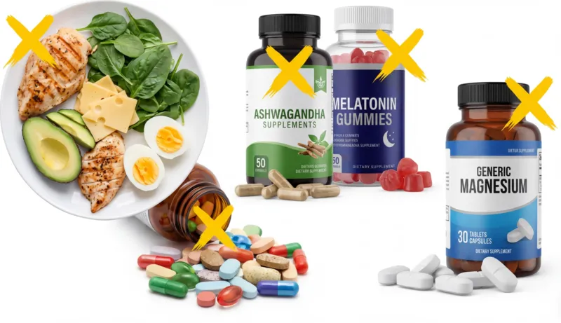 Supplements crossed out